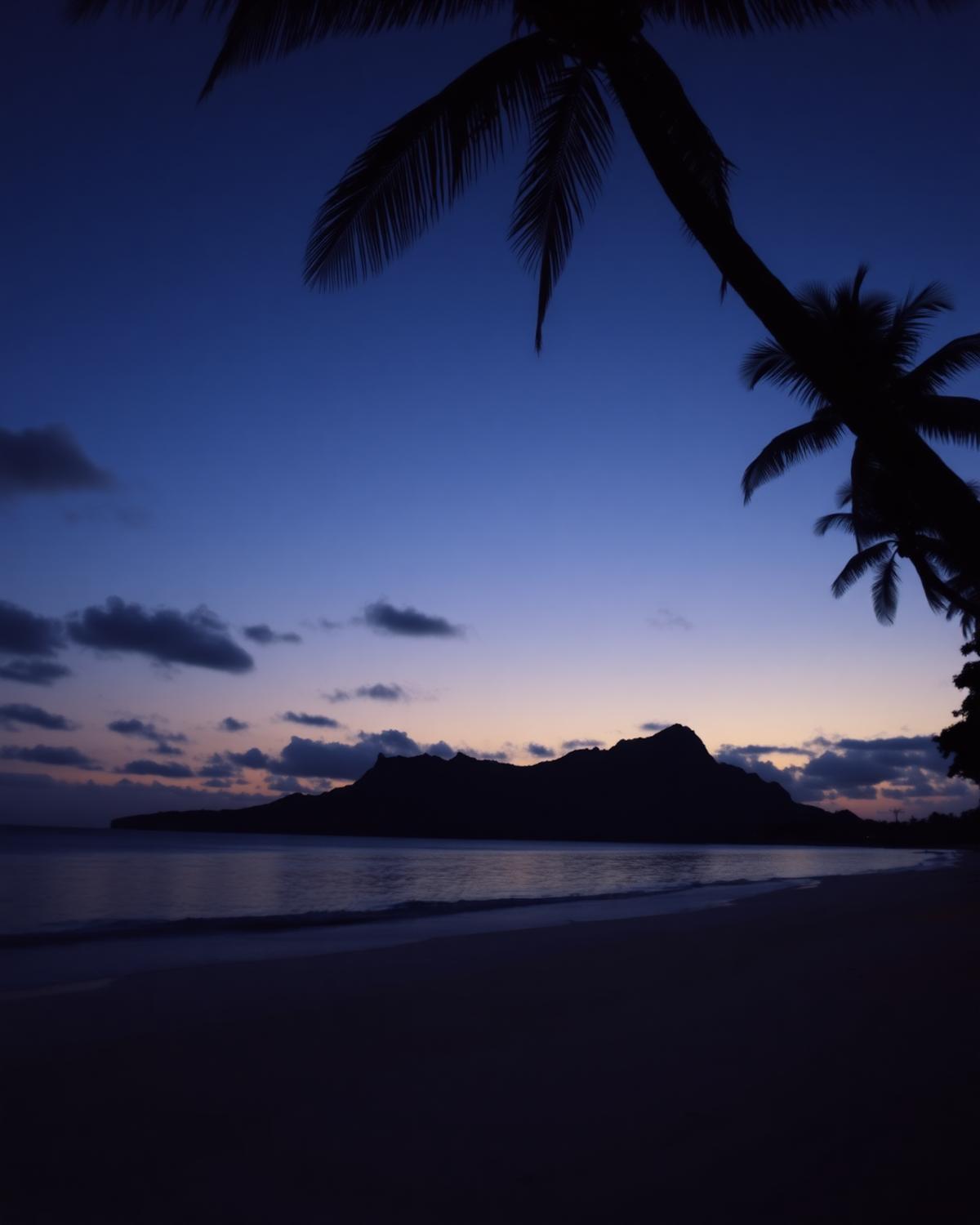 Plages au crépuscule